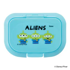 ウェットシート ふた エイリアン おしりふき ディズニー キャラクター （ リトルグリーンメン 除菌シート フタ 蓋 キャラ 汗拭きシート ウェットティッシュ ベビー おでかけ 赤ちゃん 便利 簡単 乾燥予防 ）)