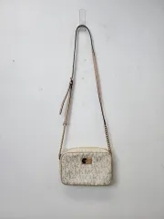 MICHAEL KORS アイボリー ロゴ クロスバック