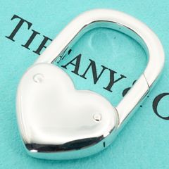 希少極美品 ティファニー ハート カデナ ロック キーホルダー/24-5412