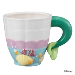 マグカップ 270ml リトルマーメイド 磁器 （ マグ カップ コップ テーブルウェア キッチン用品 食器 コーヒー 紅茶 スープ 取っ手付き 洋食器 キャラクター ディズニー ）)