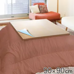 こたつ天板保護シート 天板サイズ90×90cm 透明 キズ防止 （ 貼ってはがせる 汚れ防止 保護シート 保護マット こたつ 炬燵 コタツ 天板 傷防止 カバー テーブルマット ビニール 日本製 テーブル 机 無地 保護 マット シート ）)のサムネイル
