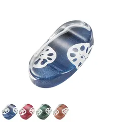 箸置き 4cm アクリア 和蓮根 箸置 プラスチック 日本製 （ はしおき カトラリーレスト 丸 樹脂製 箸休め カトラリー置き レンコン 箸 置き レスト カトラリー おしゃれ かわいい クリア 透明 蓮根 ） )