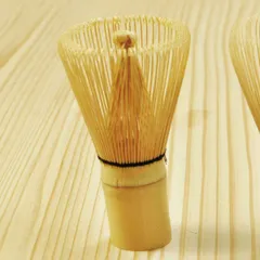 茶筅 100本立 11cm 竹製 （ 茶せん ちゃせん 茶筌 竹 百本立 プラスチックケース付き お稽古 おけいこ 習い事 学校 茶道 お茶 点てる ）)のサムネイル