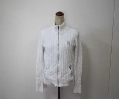 N-10501/ラルフローレン 正規品 レディース ケーブル編み カーディガン S