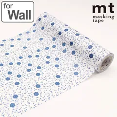 リメイクシート 壁用 花 mt FLEECE 23cm×5m （ 壁紙シール のり付き 壁紙 貼って剥がせる DIY お手軽 マスキングテープ 撥水 日本製 小花 シール壁紙 糊付き はがせる クロス 簡単 カット可能 マステ 国産 カモ井 ）)