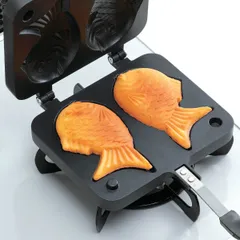 たい焼き器 フッ素加工 おやつDEっSE アルミニウム （ アルミ製 たい焼きメーカー 鯛焼き機 鯛焼きメーカー たいやき たい焼き ガス火専用 手作り おやつ フッ素樹脂加工 焼き機 焼き型 家庭用 ）)