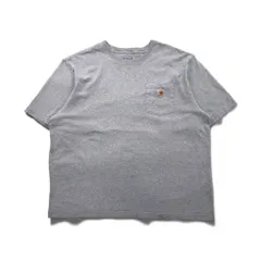 carhartt ルーズフィット ポケット Tシャツ 2XL LOOSE FIT グレー コットン