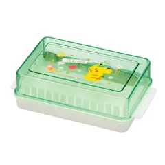 バターケース 定量カッティング付バターケース ポケットモンスター ナイフ付き ガイド付き （ 日本製 バター容器 バター保存 バター ケース カット 先割れナイフ付 保存容器 バター入れ 保存 容器 ストッカー ピカチュウ ポケモン ）)