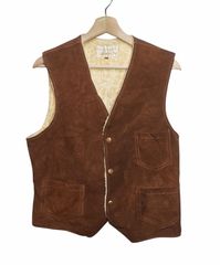 70s-80s メキシコ製 Genuine Leather ボアライナー スエードレザー