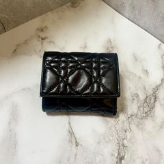Dior レディディオール カードケース フラグメントケース ブラック