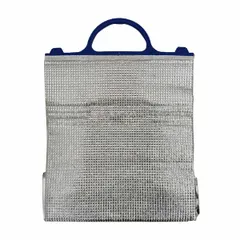 保冷バッグ アルミクーラーバッグ Mサイズ （ アルミ保冷バッグ クーラーバッグ アルミバッグ 底マチ 取っ手付き エコバッグ レジャー 行楽 買い物 アウトドア ）)