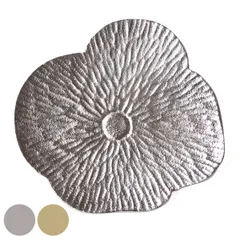 トレイ ポピー アルミ 小物置き アクセサリートレー （ アクセサリートレイ 小物トレイ ジュエリートレイ インテリアトレイ トレー キートレイ 小物入れ 花 アルミ製 アクセサリー 小物 ハンコ 玄関 ドレッサー 小物収納 おしゃれ ） )