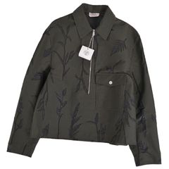 エルメス 2023 S/S メンズ ハーフジッププルオーバー ブルゾン カーキ