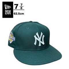 7 5/8』ニューエラ キャップ ヤンキース シルクハットロゴ 米国製 緑色
