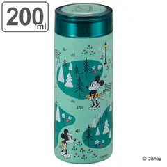 水筒 200ml ステンレス スクリュー スマートパーソナルボトル ミッキーマウス ミニーマウス 待ち合わせ （ ミッキー ミニー 直飲み 保温 保冷 直のみ マグボトル ミニ コンパクト スリム マグ ボトル すいとう ）)