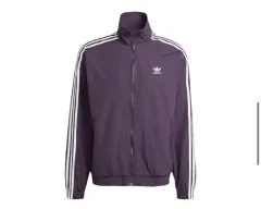 アディダス メンズ アディカラー ウーブン ファイヤーバード トラック トップ - オーロラブラック 2XL