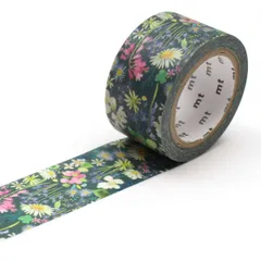 マスキングテープ mt Woodline Walk bluebellgray 幅24mm×7m ( マステ カモ井 カモ井加工紙 かわいい アレンジ デコレーション 花柄 花 貼ってはがせる シール ステッカー ))のサムネイル