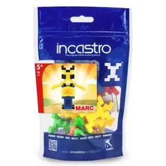 知育玩具 インカストロDoypack Marc20ピース入り （ ブロック オモチャ 宇宙人 5歳以上 イタリア製 知育おもちゃ モッテッソーリ 男の子 女の子 小学生 子供 キッズ 室内遊び 知育 玩具 プレゼント 想像力 集中力 忍耐力 1つの形 ）)