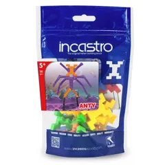 知育玩具 インカストロDoypack Anty20ピース入り （ ブロック オモチャ 宇宙人 5歳以上 イタリア製 知育おもちゃ モッテッソーリ 男の子 女の子 小学生 子供 キッズ 室内遊び 知育 玩具 プレゼント 想像力 集中力 忍耐力 1つの形 ）)