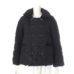 トリココムデギャルソン AD2012 ウール 刺繍デザイン ダウンジャケット アウター TJ-J027 ブラック M【中古】