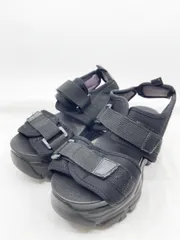 YOSUKE ヨースケ 厚底 4460022    スポーツ サンダル sizeS 22.0-22.5/黒■◆レディース