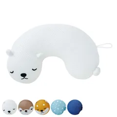 バスピロー ラッキー くるり コタロウ じんべえさん ザップ （ 風呂枕 バス枕 バスグッズ 入浴 バス 半身浴 ループ付き ネット クッション 風呂 ピロー ） )のサムネイル