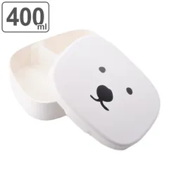 お弁当箱 400ml 1段 coo-ma ワンタッチランチ S ( レンジ対応 食洗機対応 弁当箱 ランチボックス 保存容器 一段 くま レンジOK 食洗機OK お弁当 弁当 保存 容器 日本製 クマ ))のサムネイル