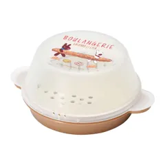 中華まん ケース ザル付き リサとガスパール ( 肉まん 中華まんケース レンジ対応 食洗機対応 キャラクター 温め 調理 便利 時短 容器 蒸し器 ふかし器 スチーマー 日本製 ))のサムネイル