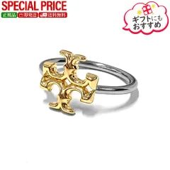 新品 TORY BURCH トリーバーチ リング ELEANOR RING エレノア リング 83470 レディース 指輪 ダブルT アクセサリー 024 /TORY SILVER×TORY GOLDのサムネイル