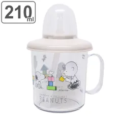 ストローマグ スヌーピー 210ml 持ち手 ベビー 日本製 （ 赤ちゃん マグ ストロー トレーニングマグ トレーニングコップ マグカップ ベビーマグ ストロー付きマグ キャラクター アニメ プラスチック SNOOPY PEANUTS ）)のサムネイル