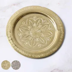 コースター 9cm S 真鍮 （ 茶托 グラスマット キッチン雑貨 インテリア ハンドメイド ブラス テーブルコーディネート ティータイム おしゃれ 丸 ） )