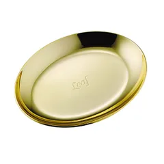 小判型トレー ゴールドメッキ 楕円 ステンレス アクセサリー （ 小物入れ トレイ 小物置き トレー アクセサリートレイ 一時置き 収納 小物 鍵置き 卓上 玄関 指輪 ピアス イヤリング 印鑑 小物トレイ おしゃれ キートレイ 文房具 ）)