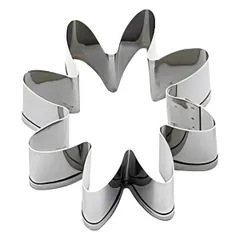 クッキー型 花 デイジー ステンレス （ 食洗機対応 抜き型 抜型 型抜き 型抜 クッキー 植物 フラワー 日本製 お菓子 おやつ チーズ かわいい 盛り付け 飾り付け イベント 手作り てづくり お菓子作り 国産 ）)