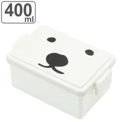 お弁当箱 GEL-COOま ボス 1段 400ml ( GEL-COOL ジェルクール じぇるくーま 保冷剤一体型 日本製 弁当箱 ランチボックス 保冷蓋 一段 レンジ対応 食洗機対応 冷凍 仕切り付き ))のサムネイル