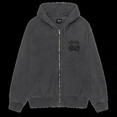 Stussy25FW DICE ZIP HOODIE PIGMENT DYED - メルカリ