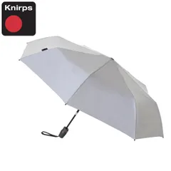折りたたみ傘 Knirps T220 Guardian Reflex リフレクター 軽量 自動開閉 （ クニルプス 折り畳み傘 晴雨兼用 傘 UVカット ワンタッチ 専用ケース付き 53cm 反射仕様 UVカット率95% おりたたみ傘 かさ シンプル 5年間)