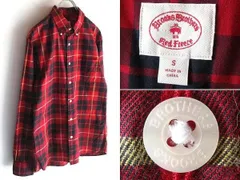 Brooks Brothers Red Fleece ブルックスブラザーズ レッドフリース コットン チェック BDシャツ S レッド ブラック イエロー
