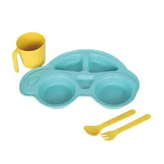 ダルトン キッズプレートセット 29cm M&B カー プラスチック （ DULTON 食洗機対応 子ども用 プレート マグカップ カトラリー 食器セット お皿 マグ コップ スプーン フォーク 車 キッズ ジュニア おしゃれ ）)のサムネイル