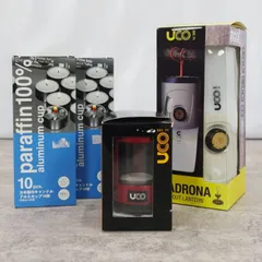 未使用 ユーコ UCO ミニ キャンドル ランタン レッド 替えキャンドル LE