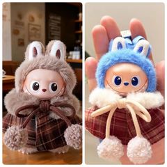 スカルパンダ対応 赤チェックチェリー着せ替え衣装 ぬい服