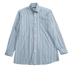 BURBERRY バーバリー 長袖シャツ サイズM ストライプ ボタンダウン ロゴ刺繍 ブランド古着【中古】20260223/RA7878