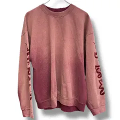 SASQUATCHFABRIX. 24AW EASTEND DRAGON FONT DESTROY SWEATSHIRT MAROON FADEのサムネイル