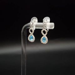 アラカ ピアス メッシュダブルMインディゴブルーダイヤ - メルカリ