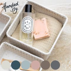 収納ケース Handed By 18x18x7cm FIT SQUARE 18 ( バスケット 収納 手編み カゴ かご ふた付き 小物入れ 小物収納 ハンデッドバイ 収納ボックス 引き出し 整理 おしゃれ ) )