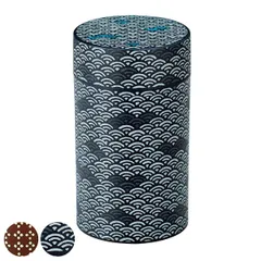 茶筒 650ml 大 小花 HAKOYA （ おしゃれ 日本製 小型 お茶容器 茶葉容器 保存容器 保存缶 茶缶 お茶缶 キャニスター 保存 容器 650 茶 茶葉 お茶 茶葉保存 お茶葉保存 お茶葉容器 お茶っぱ入れ 和柄 ） )
