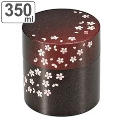 茶筒 350ml 茜桜赤 HAKOYA （ おしゃれ 日本製 かわいい お茶 和風 お茶容器 茶葉容器 保存容器 保存缶 茶缶 お茶缶 キャニスター 保存 容器 茶 茶葉 茶葉保存 お茶葉保存 お茶葉容器 お茶っぱ入れ ）)のサムネイル