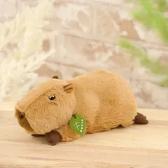 ぬいぐるみ potte カピバラ （ ヌイグルミ かぴばら 動物 雑貨 インテリア アニマル グッズ ベビー 赤ちゃん プレゼント ギフト かわいい 縫いぐるみ 人形 手乗り 小さい 癒しグッズ 子ども キッズ 出産祝い 女の子 男の子 ）)