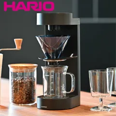 コーヒーメーカー 300ml 1～2杯用 MUGEN Coffee Maker 耐熱ガラス （ HARIO ハリオ コーヒーマシン 珈琲メーカー コーヒー 珈琲 ドリップ式 シャワー式 本格的 簡単 操作 おしゃれ ）)のサムネイル