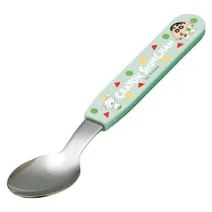スプーン 14.0cm クレヨンしんちゃん パジャマ柄 （ しんちゃん カトラリー ステンレス 給食 子供 日本製 キッズ キャラ 子供用カトラリー 子供用 お弁当用 軽量 軽い ）)