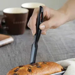 シフォンケーキナイフ 23cm プラスチック （ 食洗機対応 シフォンナイフ 製菓用品 製菓道具 ケーキ作り 取り外し用 薄い うすい 弾力 キレイに外せる 便利 ）)のサムネイル
